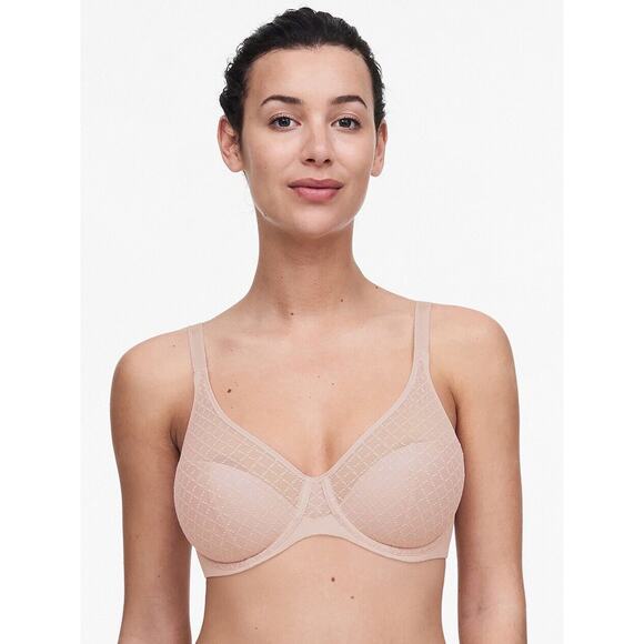 New! CHANTELLE Norah Chic Underwire Bra - Nude Rose 32FF B2492 - Picture 1 of 5